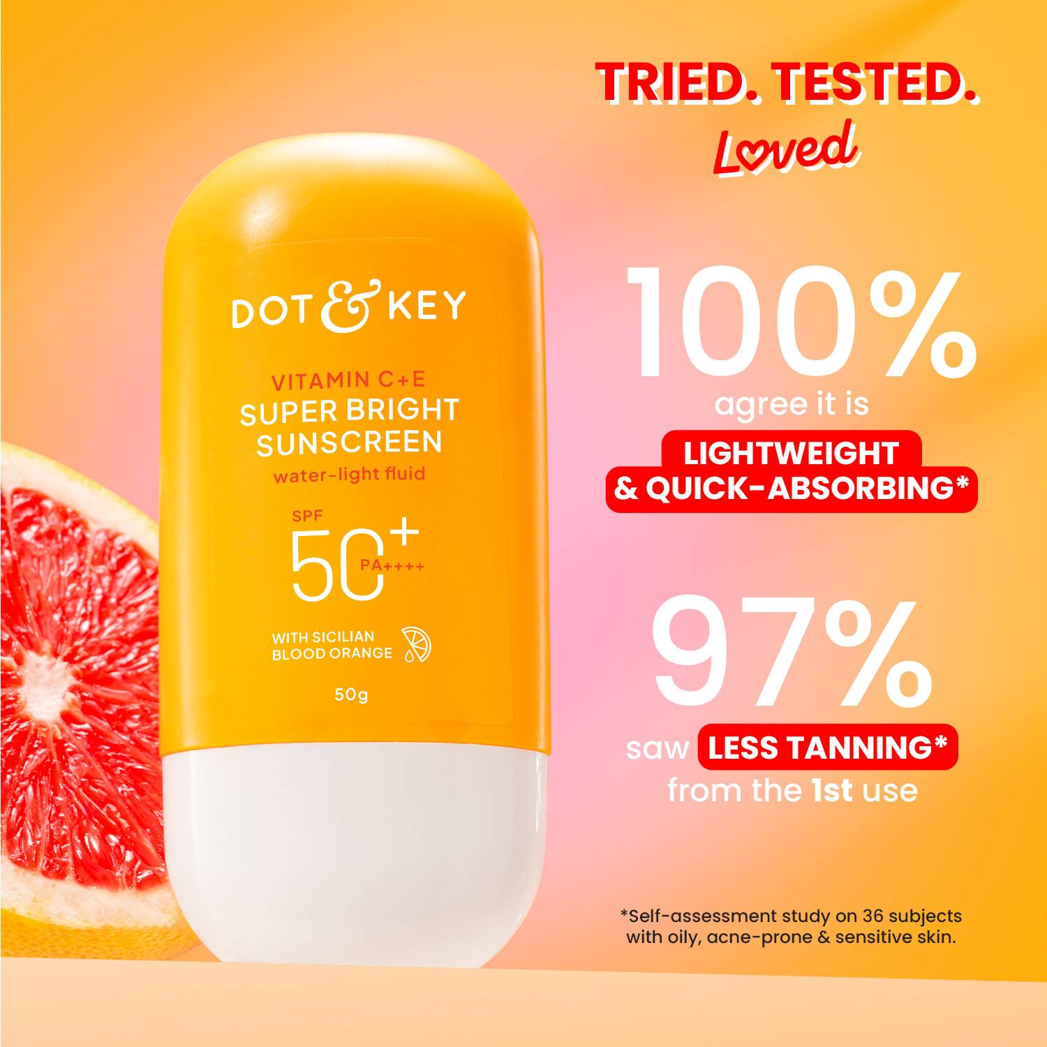 Dot Vitamin C + E Super Bright Sunscreen SPF 50 PA++++ - Image 5