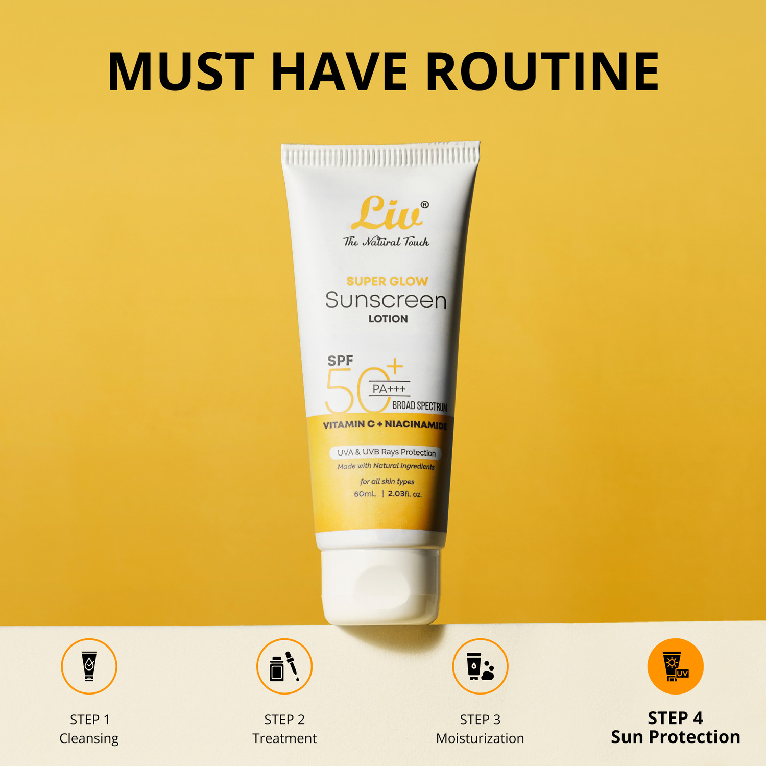 Image of Liv Sunscreen - SPF 50+++ PA+++ Sunscreen SPF 50+++