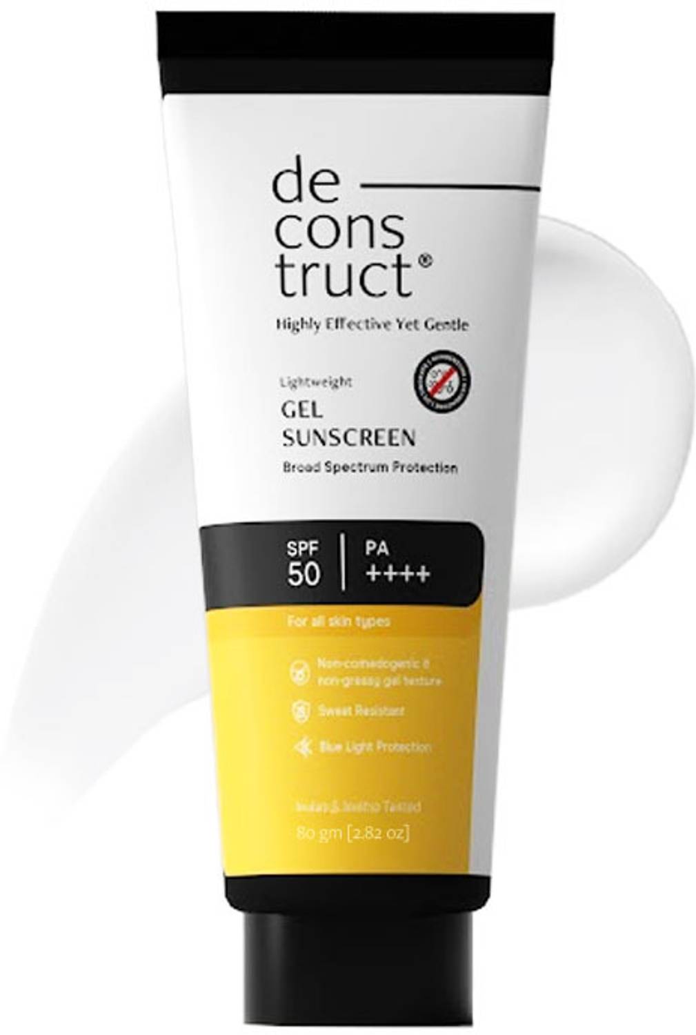 Deconstruct Sunscreen SPF 50 PA++++ Lightweight Gel for Oily Skin