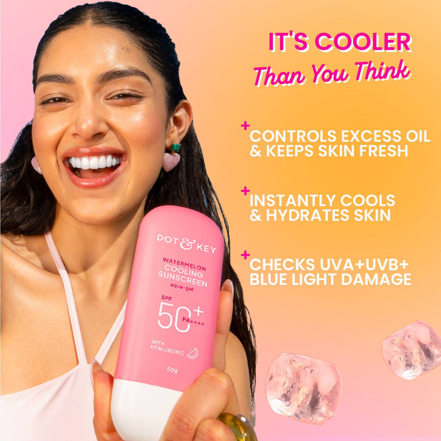 Dot & Key Sunscreen SPF 50 PA++++ Watermelon 50g - Image 4