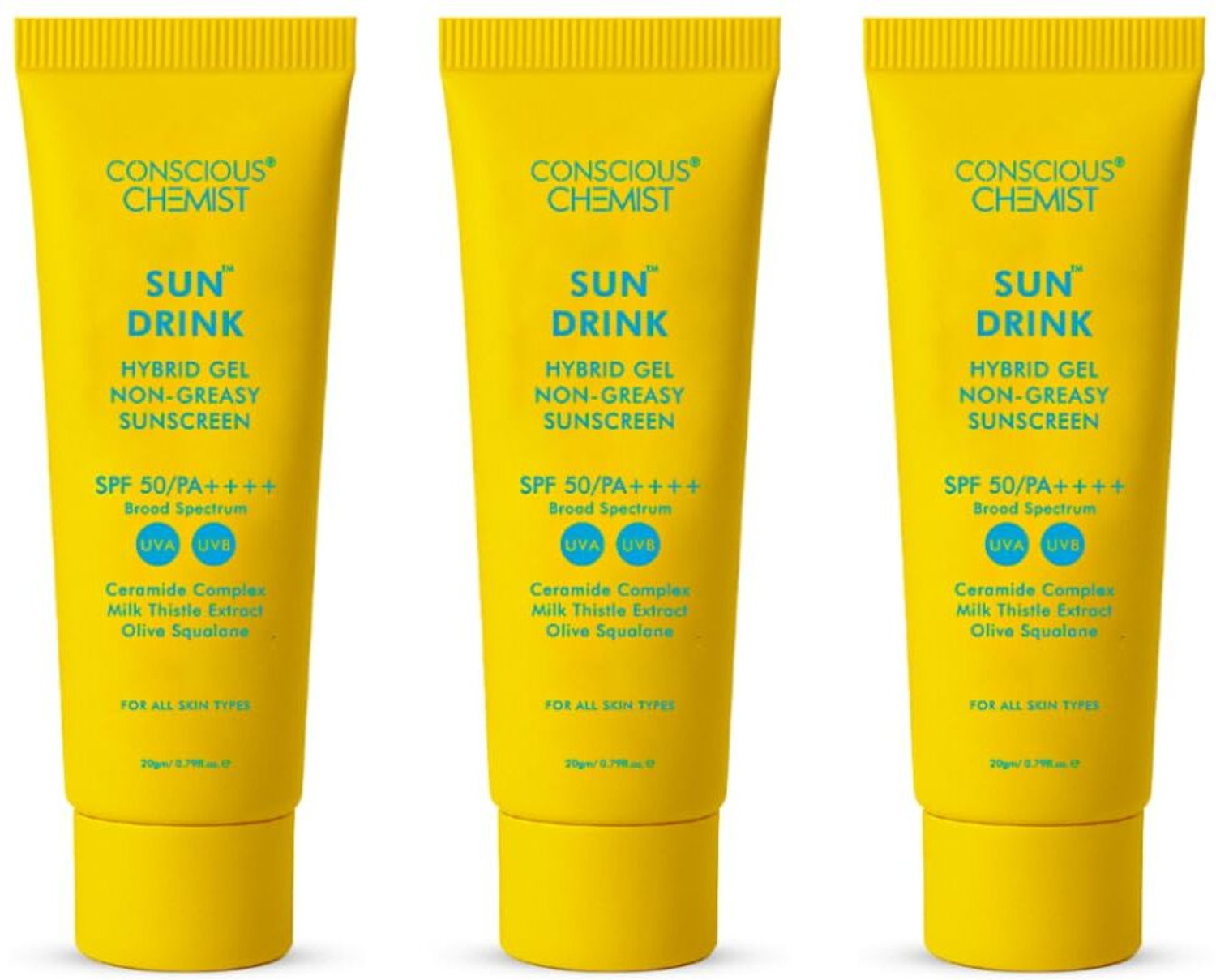 Image of Conscious Chemist Sunscreen - SPF 50 PA++++ Ceramide Sunscreen | No White Cast | UVA /UVB Protection | All Skin Types