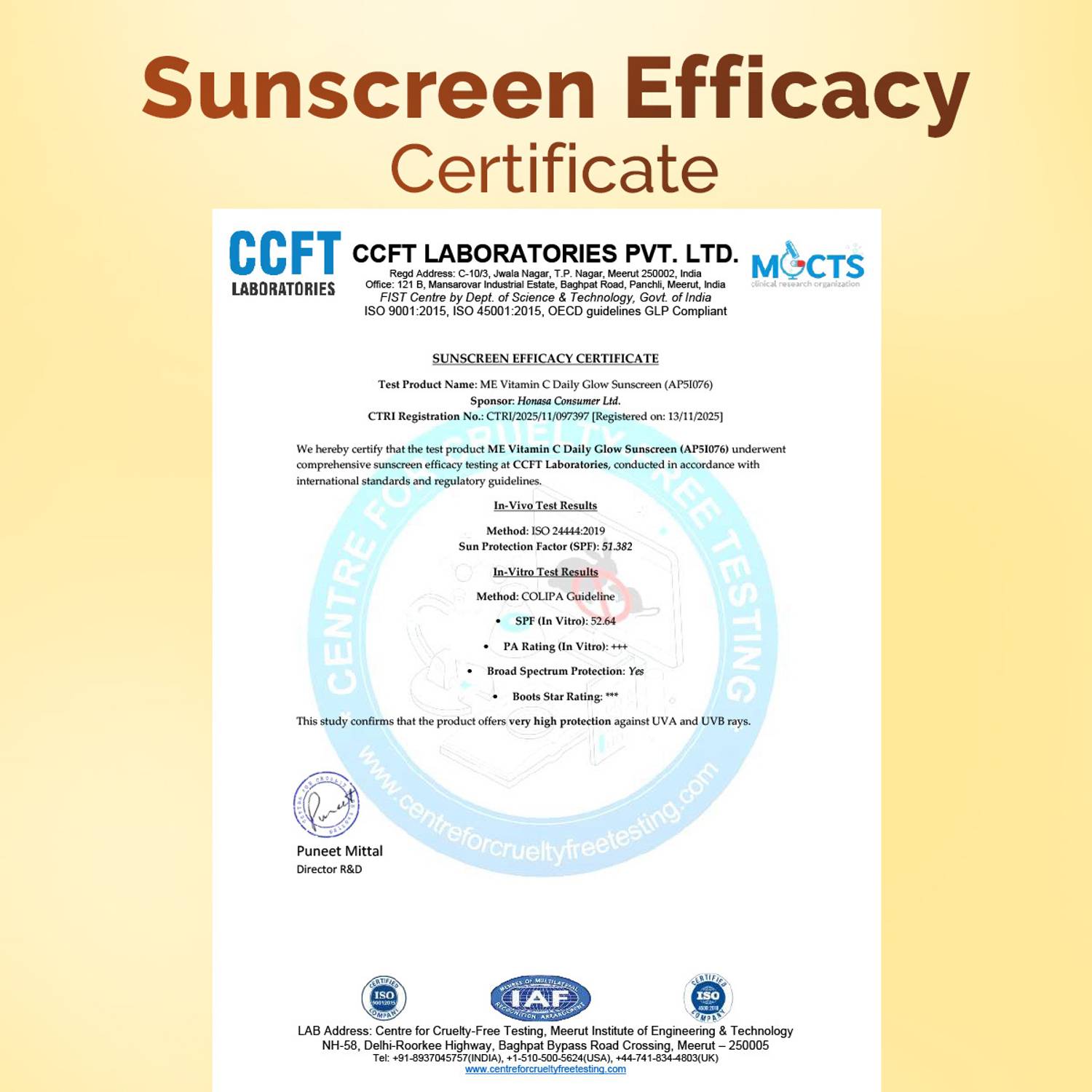 Mamaearth Sunscreen SPF 50 PA++++ 50g - Image 5