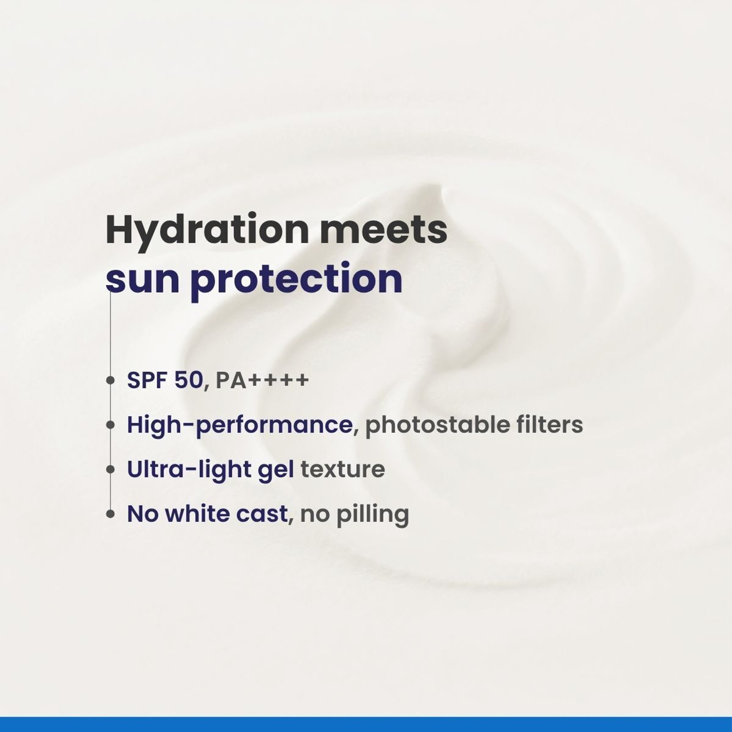 Image of Re'equil Sunscreen - SPF 50 PA++++ Oil Free Aquagel Sunscreen l Hyaluronic acid for hydration