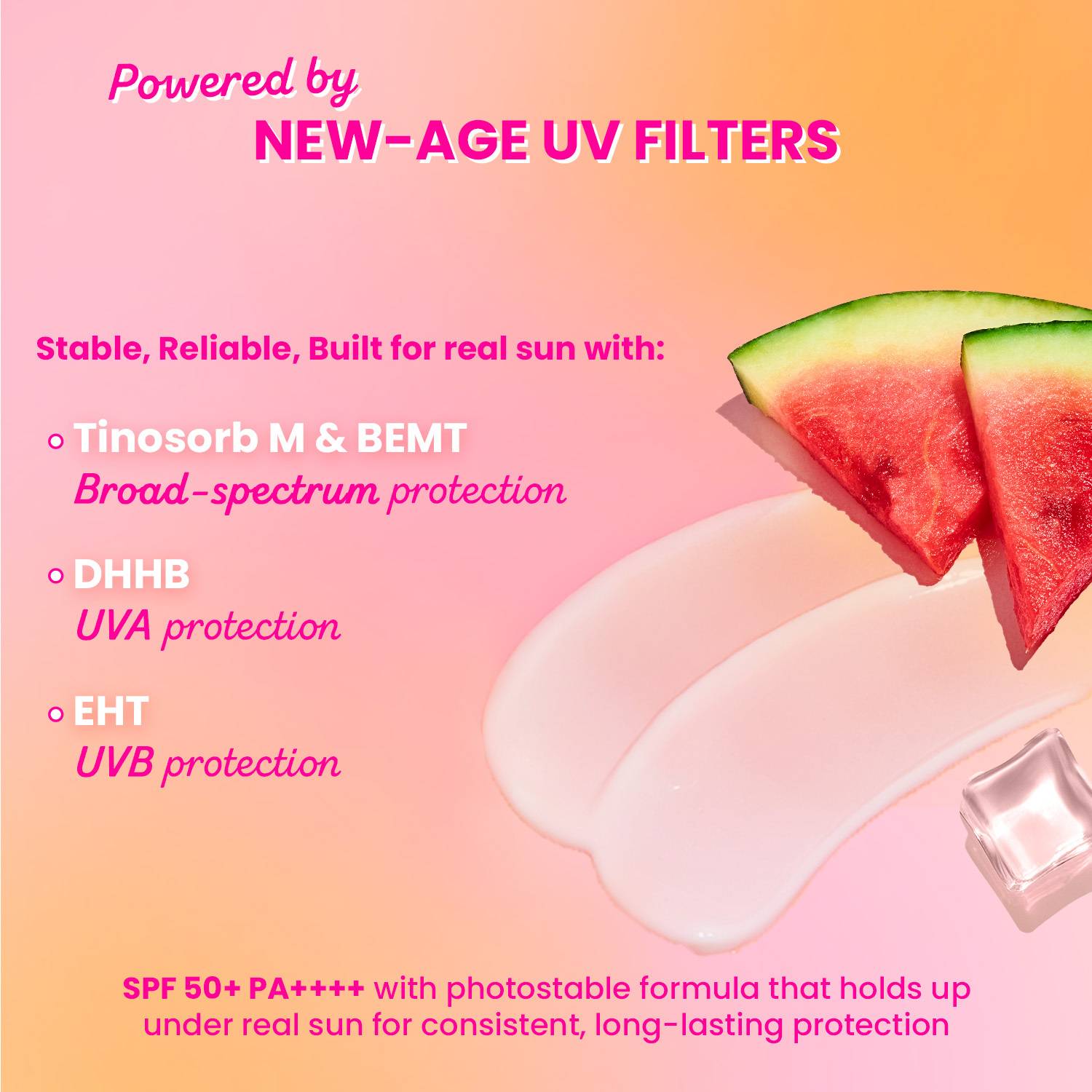 Dot & Key Sunscreen SPF 50 PA++++ Watermelon Cooling - Image 3