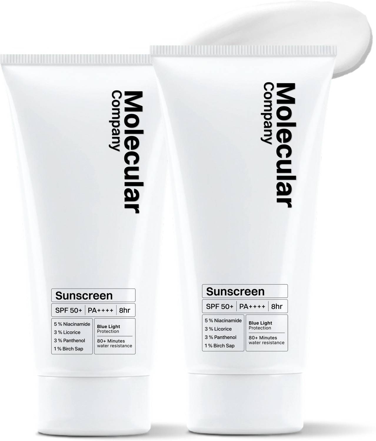 Molecular Company Sunscreen - SPF 50+ PA++++ Sunscreen SPF 50+ PA