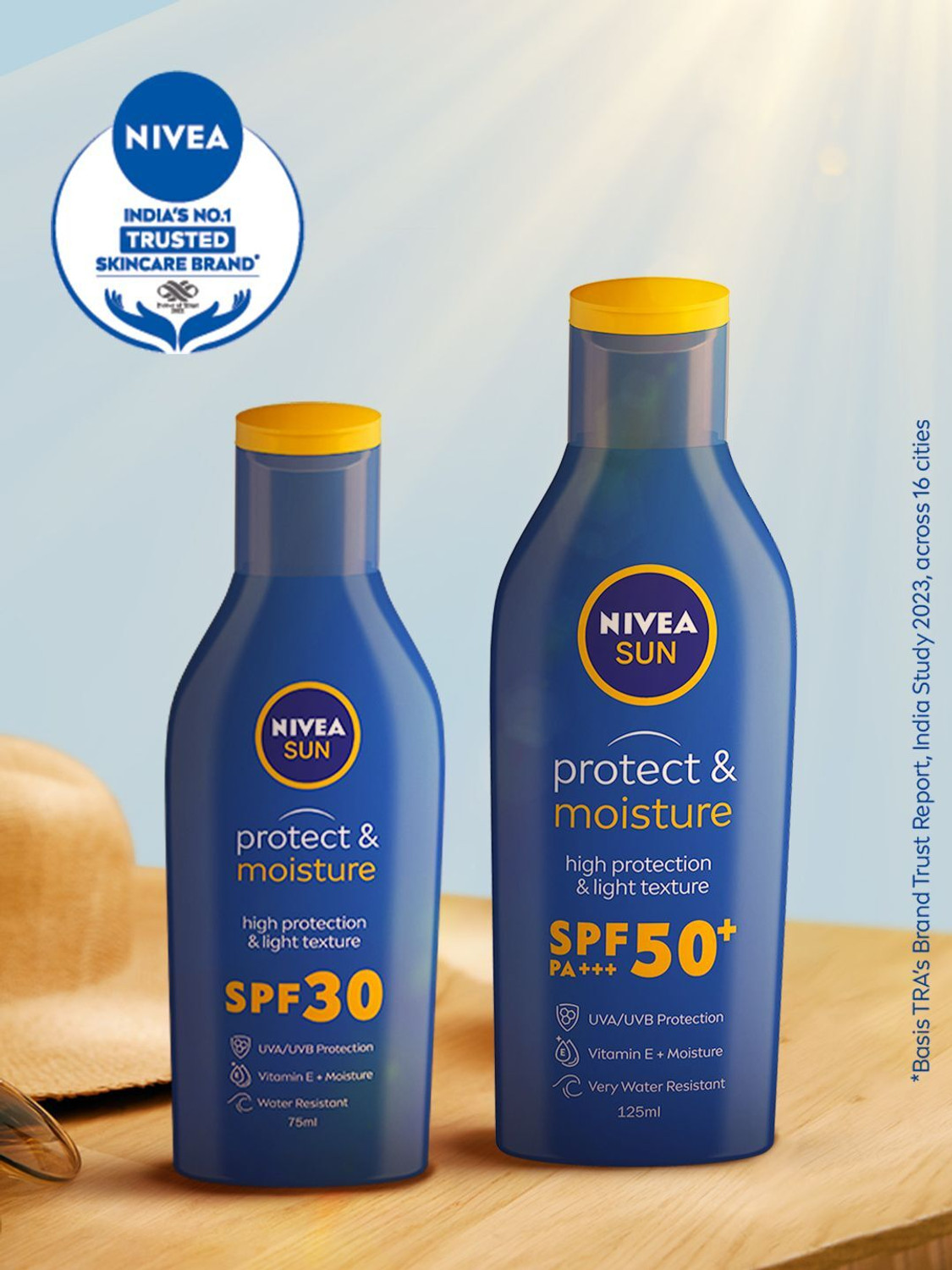 Image of NIVEA Sunscreen - SPF 50 PA++ Sun Moisturising Immediate Sun Protection