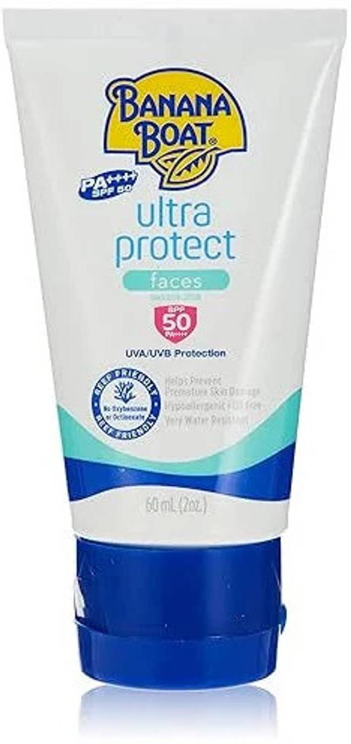 Banana Boat Sunscreen - SPF 50 PA++++ Ultra Protect Faces Sun Screen Lotion SPF 50