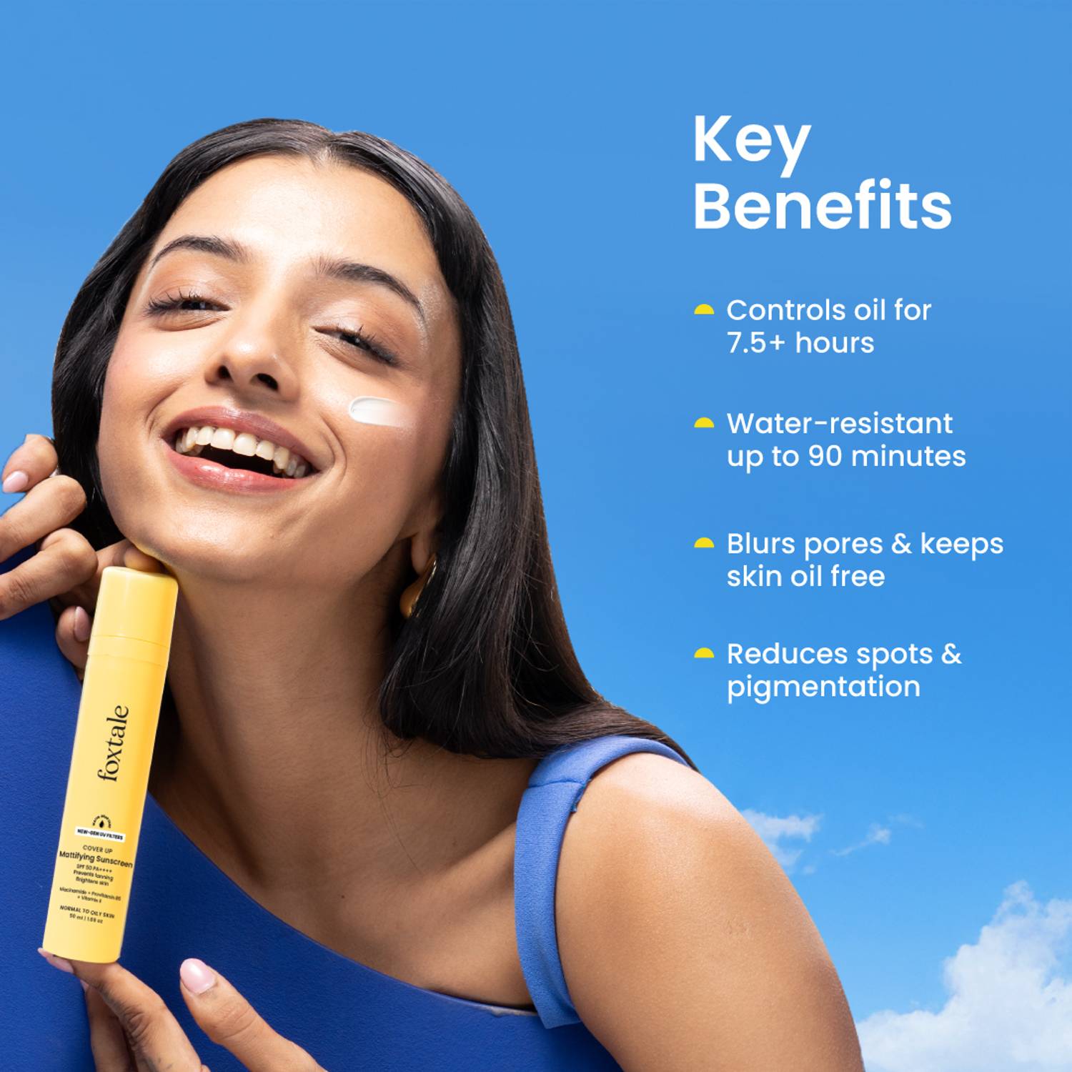 Foxtale Sunscreen SPF 70 PA++++ 50ml - Image 2