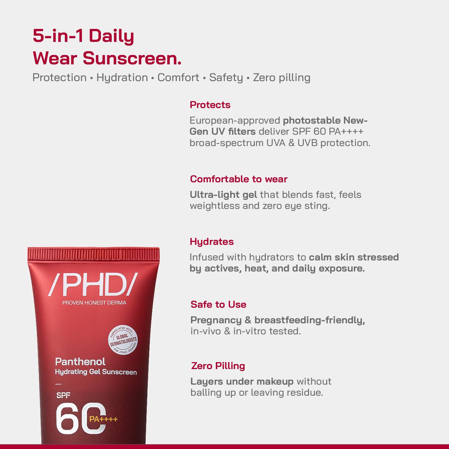Proven Derma Sunscreen SPF 60 PA++++ 50ml - Image 5