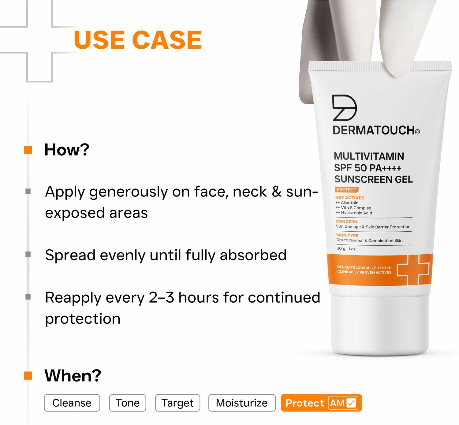 Dermatouch Sunscreen SPF 50 PA++++ 50g - Image 4