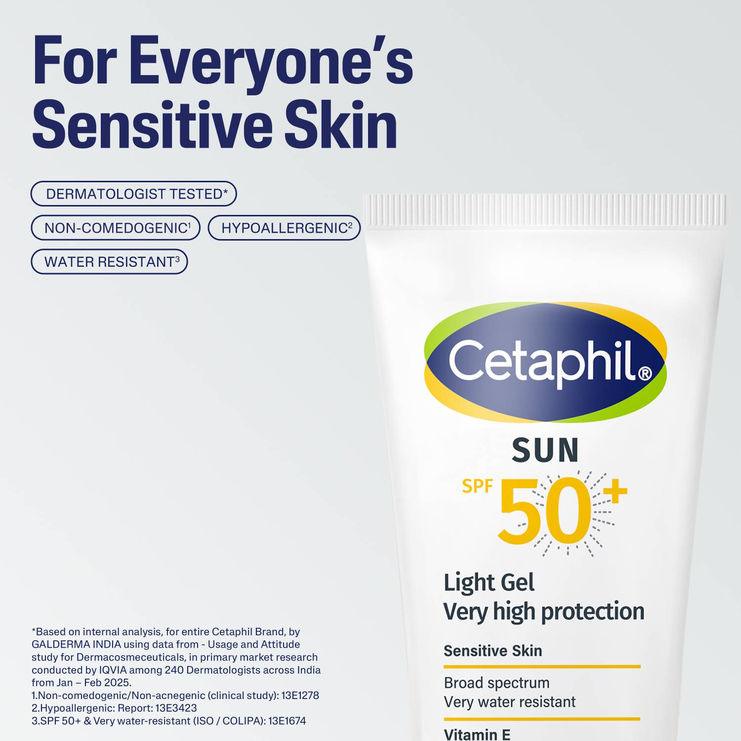 Cetaphil Sunscreen SPF 50 PA+ Light Gel 50ml - Image 2