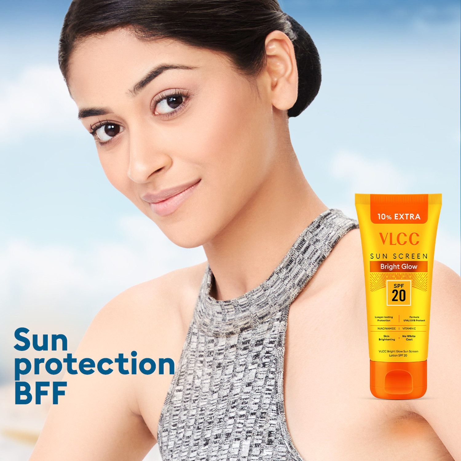 Image of VLCC Sunscreen - SPF 20 PA+ Bright Glow Sunscreen Lotion