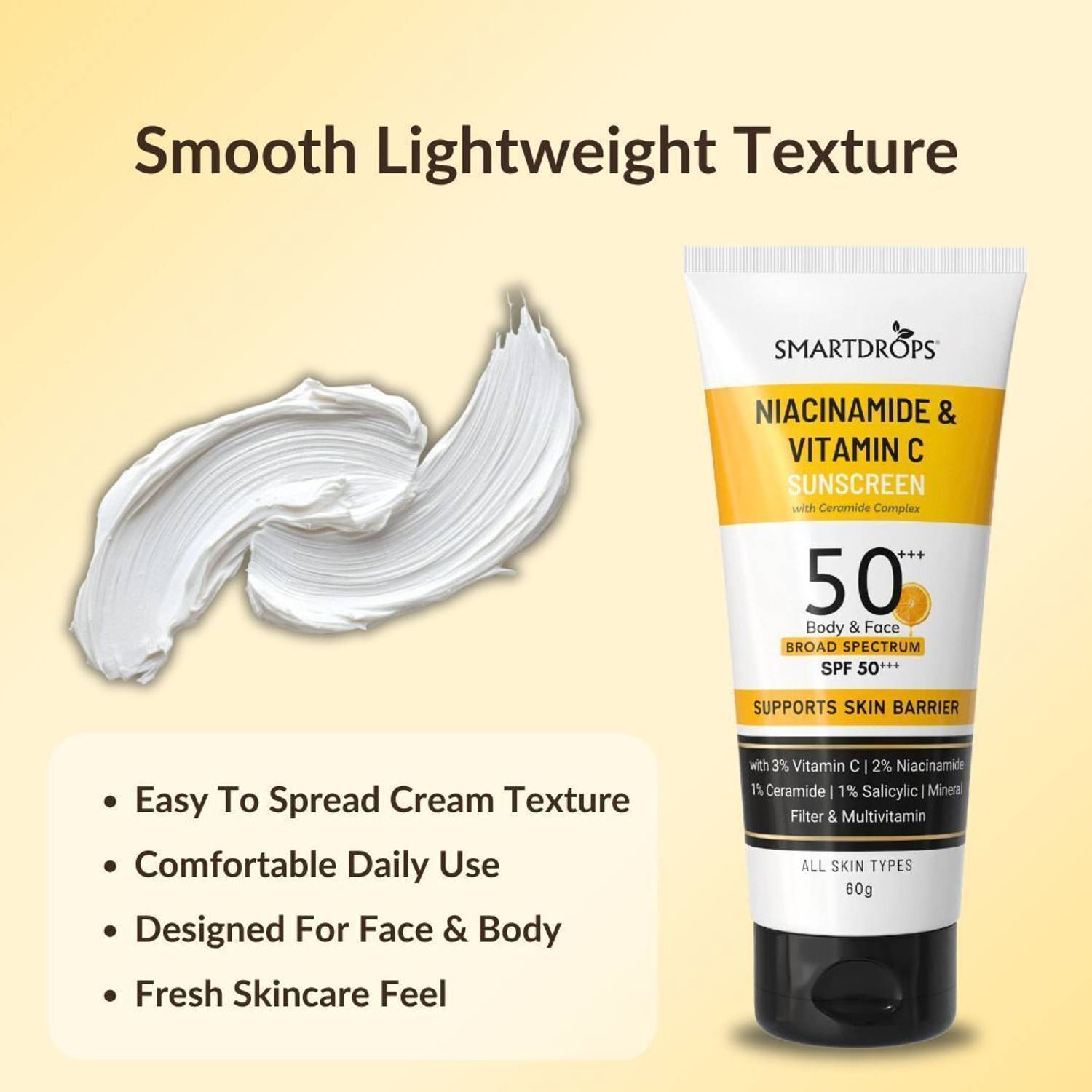 smartdrops Sunscreen SPF 50 PA+++ for Oily Skin - Image 2