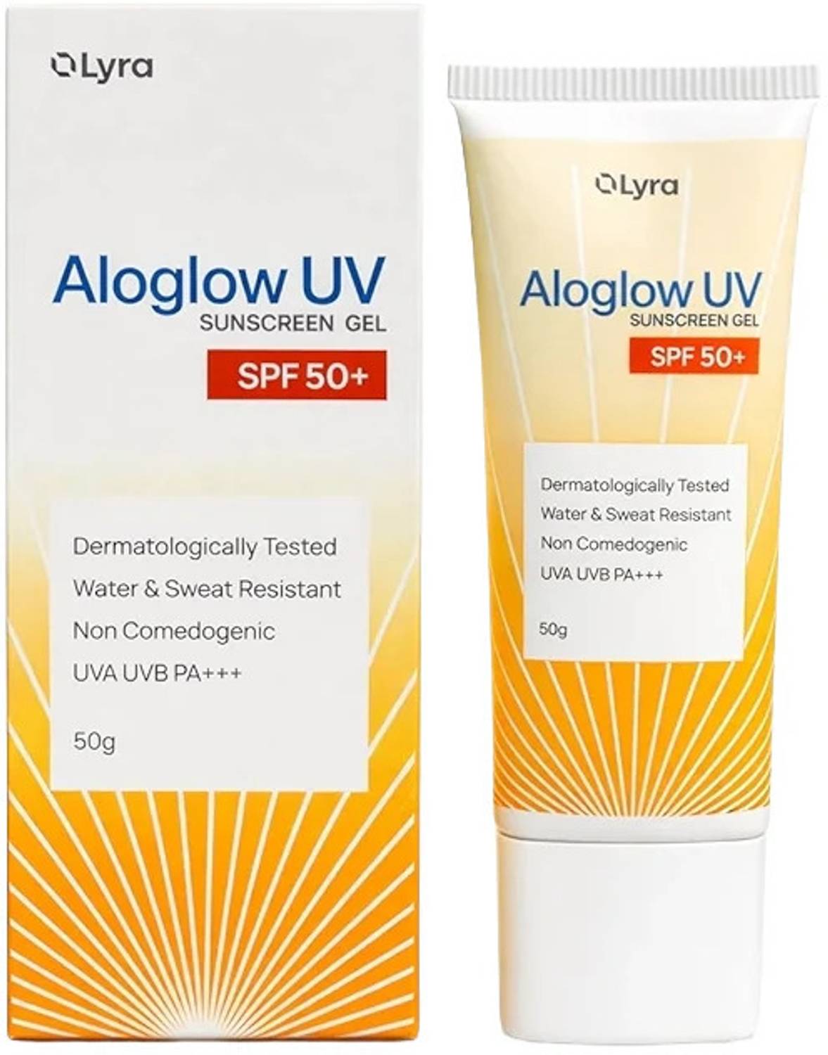 Aloglow Sunscreen SPF 50 PA+++ 50g - Image 1