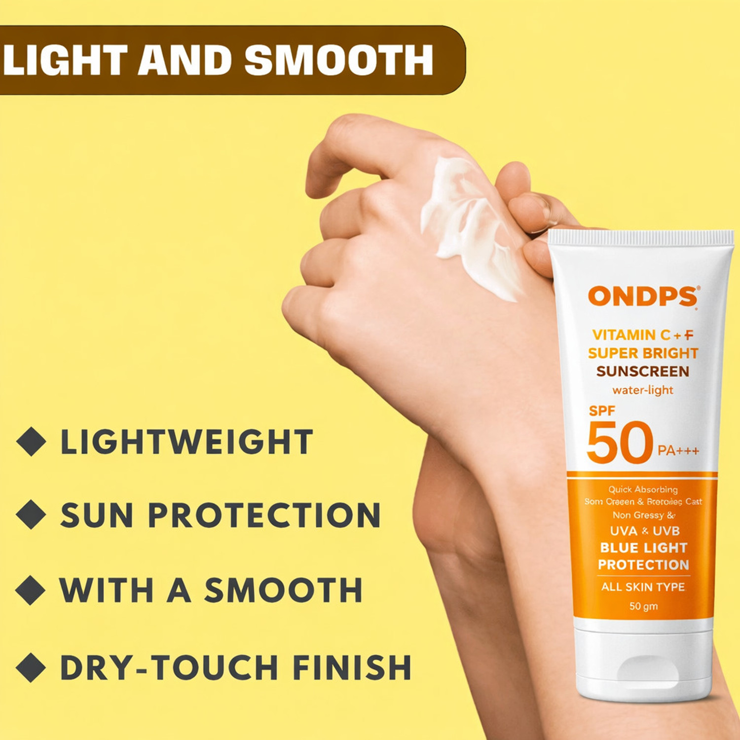 Image of ONDPS Sun Safe Combo | Vitamin C Serum + Sunscreen (2 Items in the set)