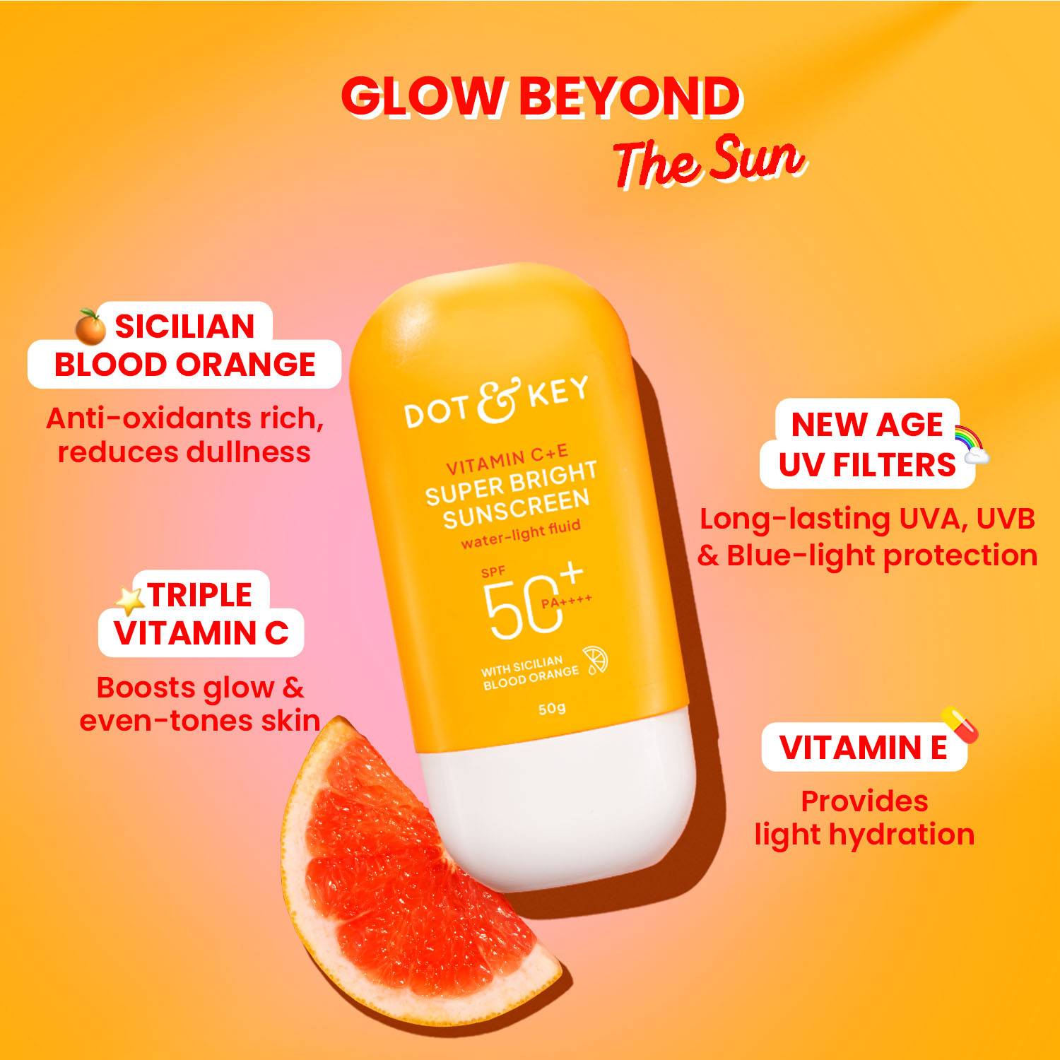 Dot & Key Sunscreen SPF 50 PA++++ 50g - Image 5