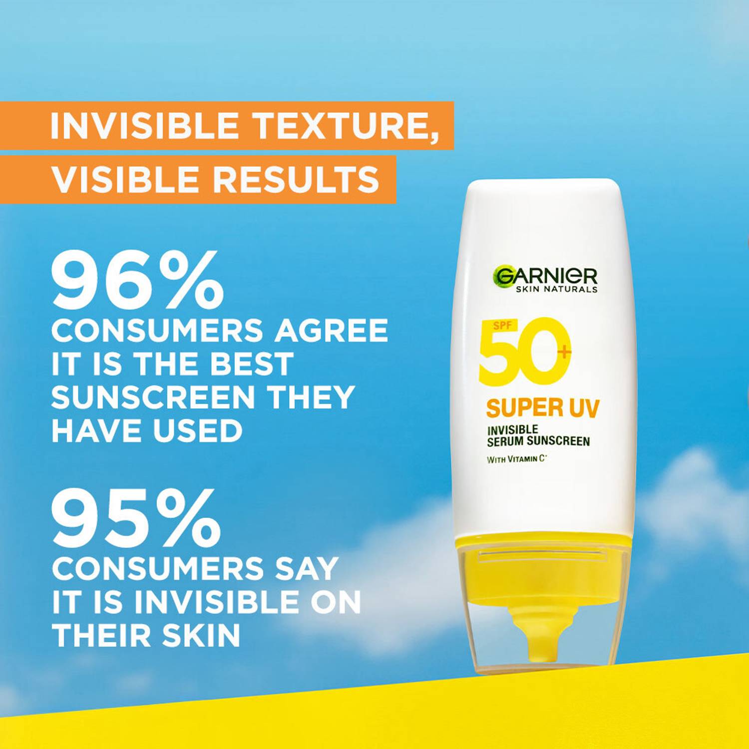 GARNIER Super UV Invisible Serum SPF 50 PA++++ - Image 3