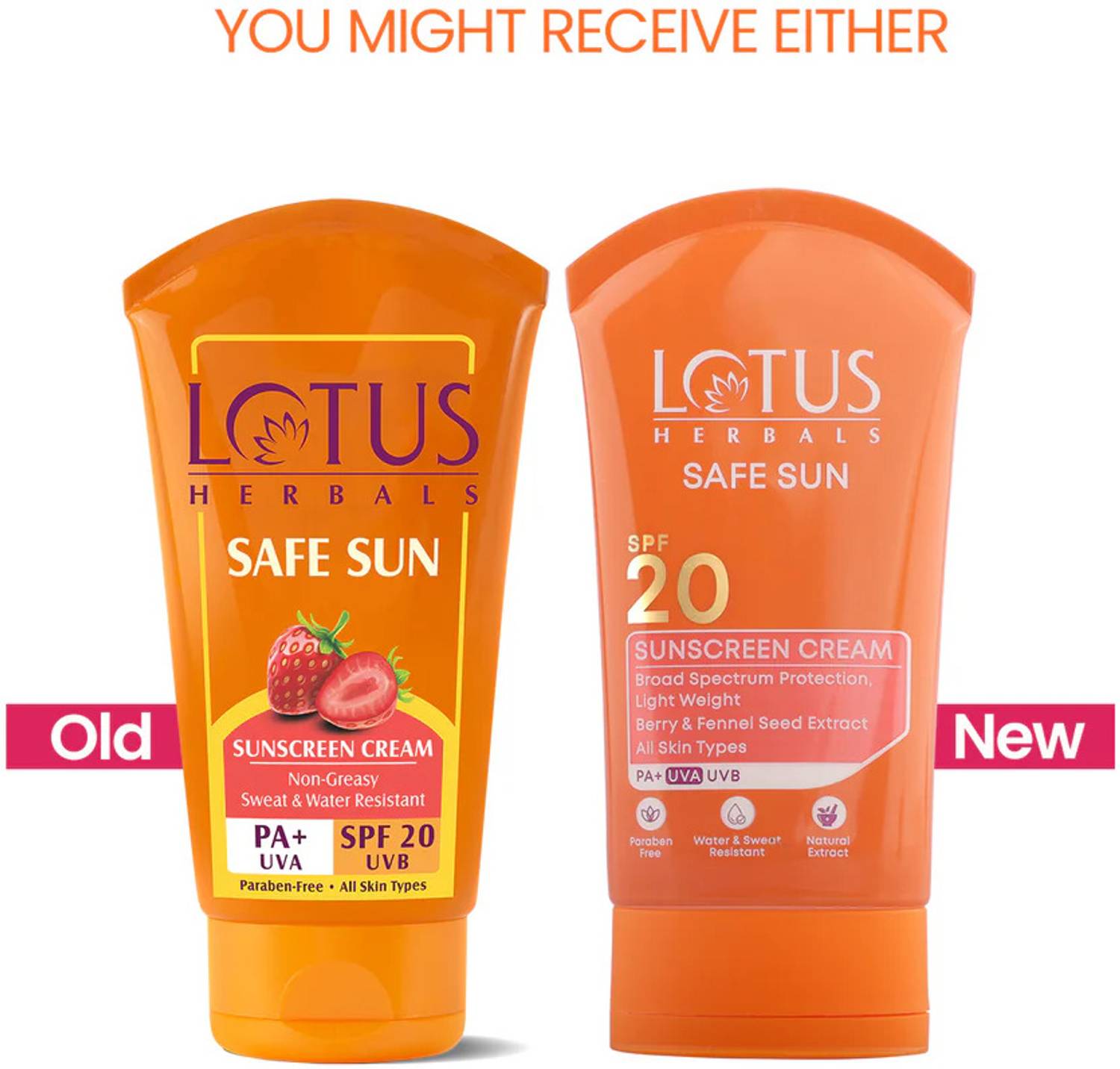 LOTUS HERBALS Sunscreen SPF 20 PA+ 50g Pack of 2 · 50 g (100 g total) - Image 2
