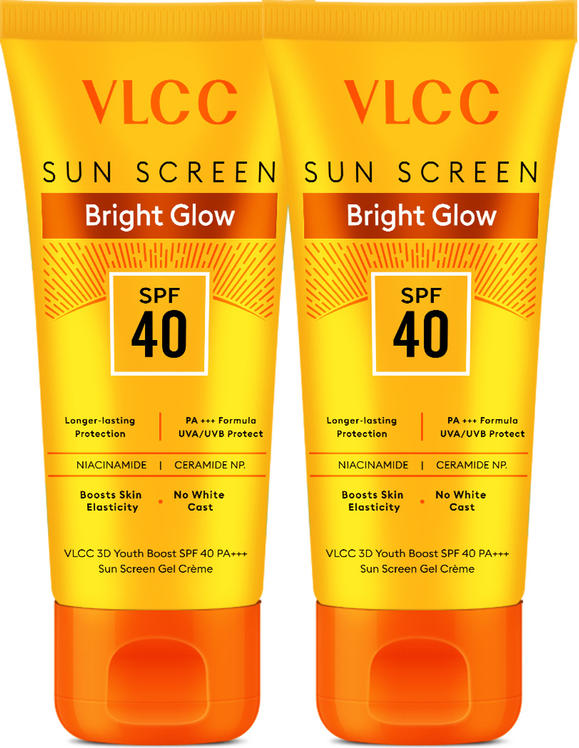 Image of VLCC Sunscreen - SPF 50 PA+++ 3D Youth Boost Sun Screen Gel Cream (Pack of 2)