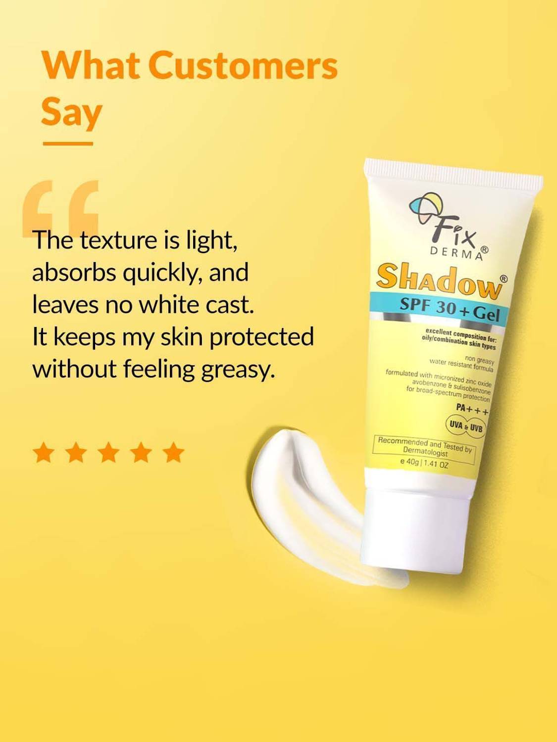 Fixderma Sunscreen SPF 30+ PA+++ Gel For Oily Skin 30g - Image 4