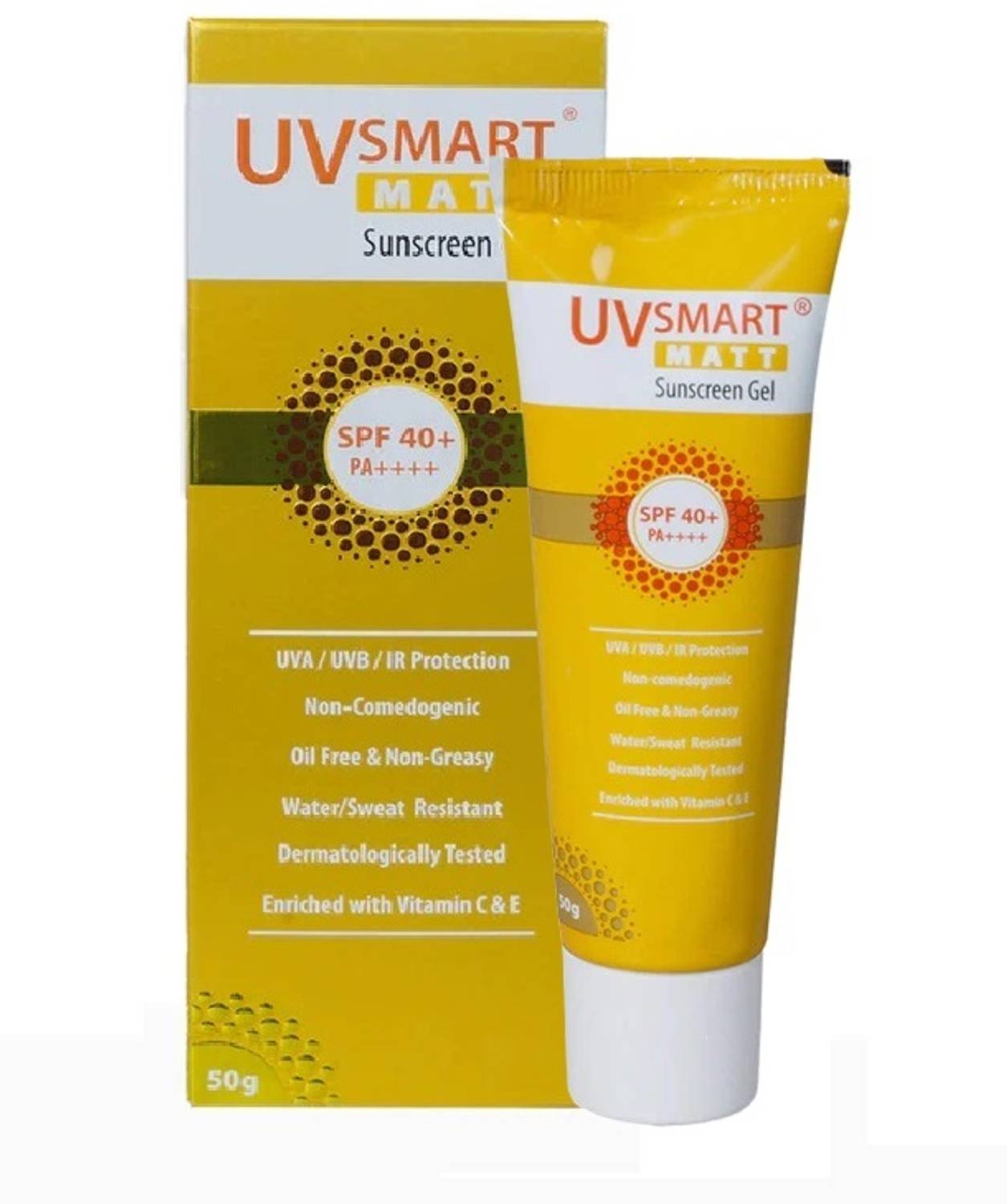 Matte sunscreen sunscreen non sls Sweat Resistant Sunscreen For All Skin Type - SPF 50 PA