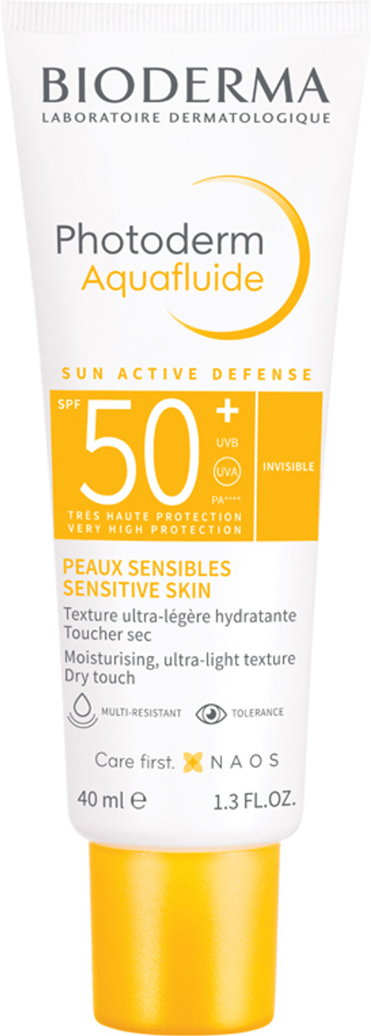 Image of BIODERMA Sunscreen - SPF 50 PA++++ Photoderm Aquafluide SPF 50+ Neutre- UVA Protection