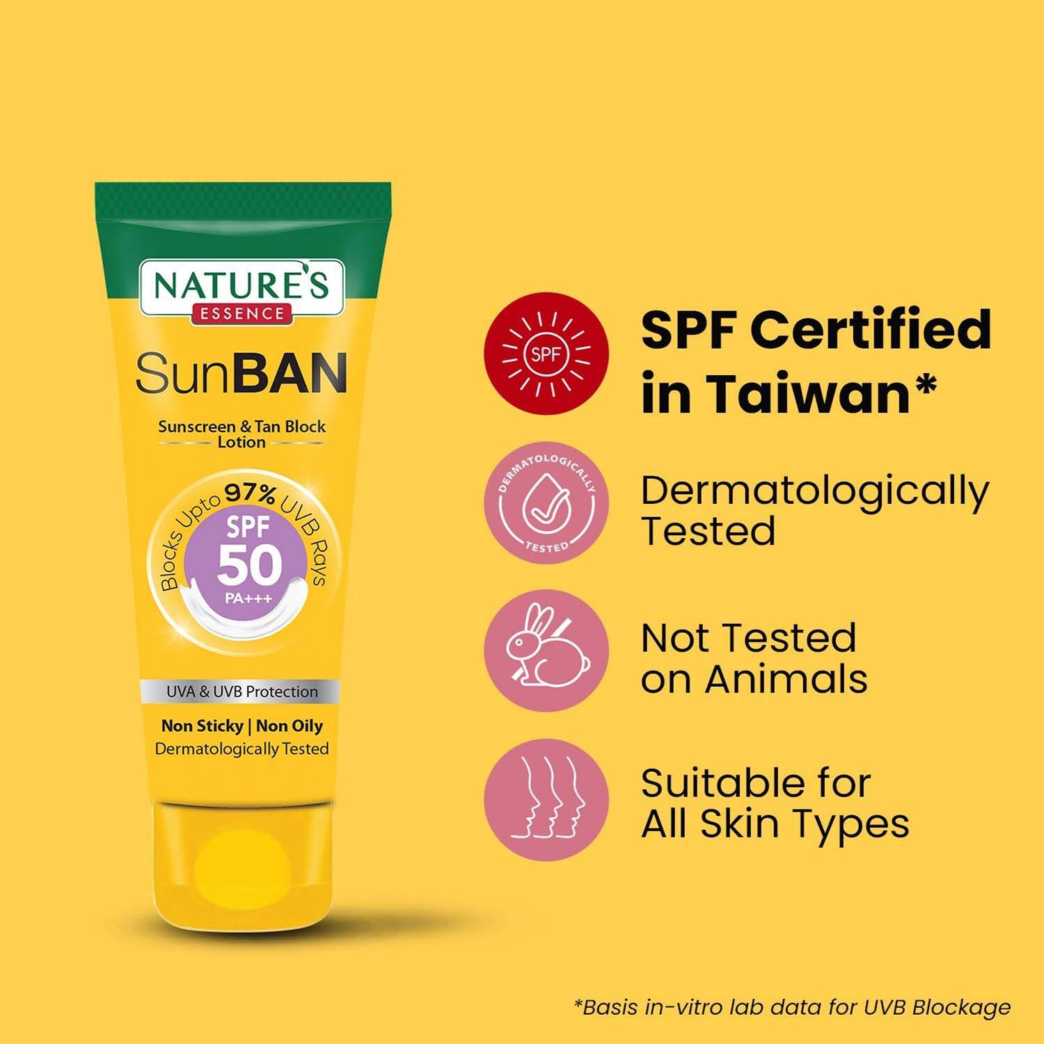 Nature's Essence Sunscreen SPF 50 PA+++ 60ml - Image 4