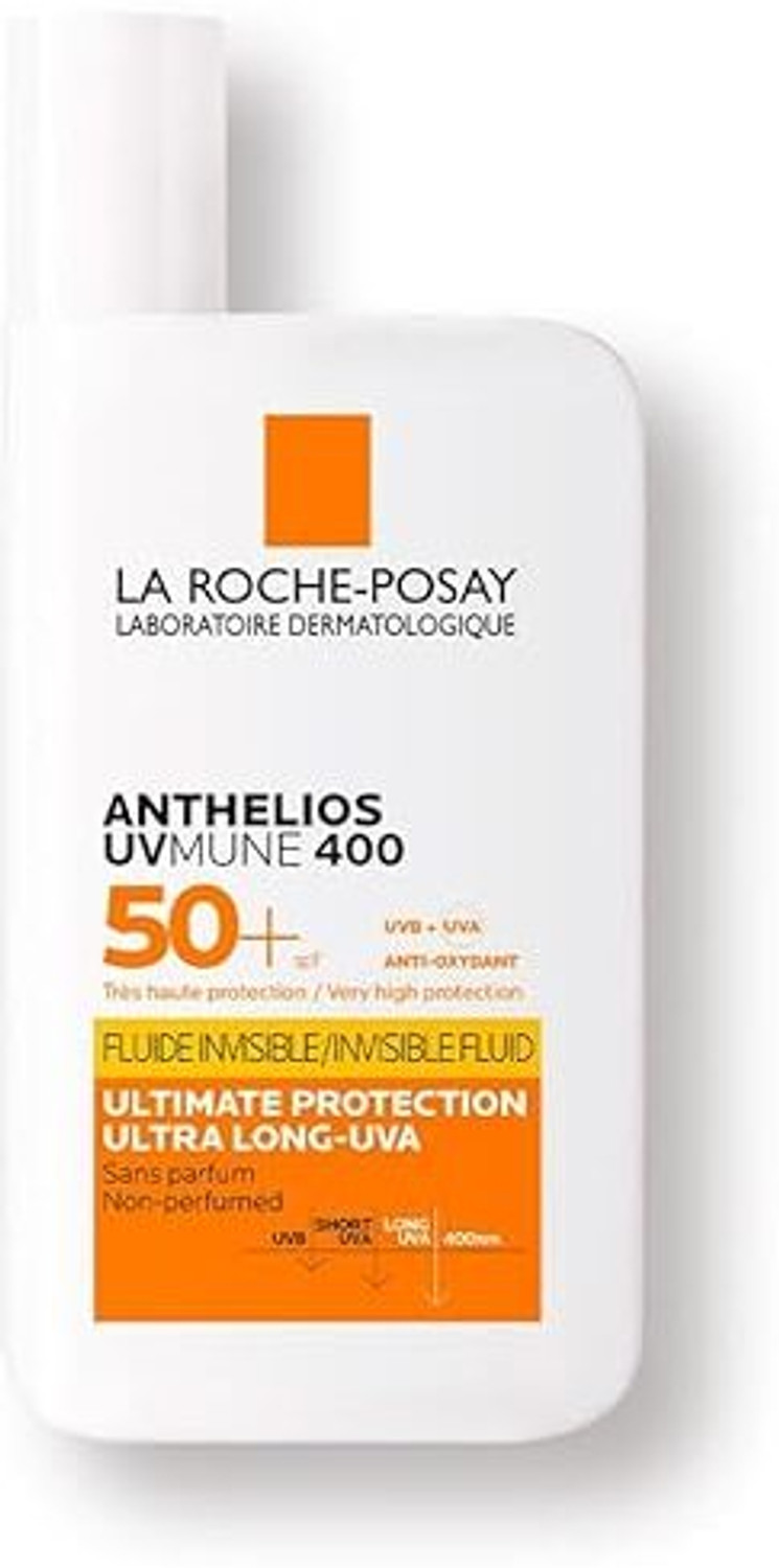 Image of La Roche Posay Sunscreen - SPF 50 PA++++ Anthelios Invisible Fluid SPF 50+ PA++++ Very High Protection 50mL