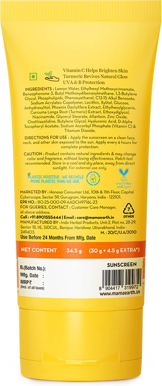 Mamaearth Sunscreen SPF 50 PA++++ 50g - Image 3