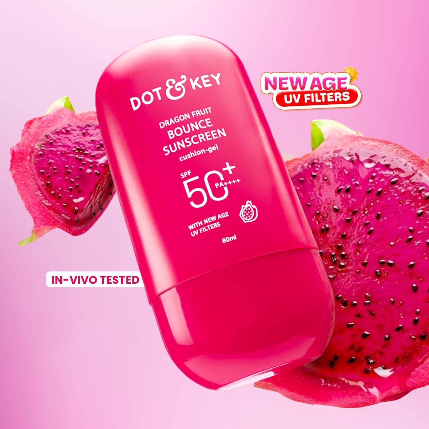 Dot & Key Dragon Fruit Bounce Sunscreen SPF 50+ PA++++ 50g - Image 2