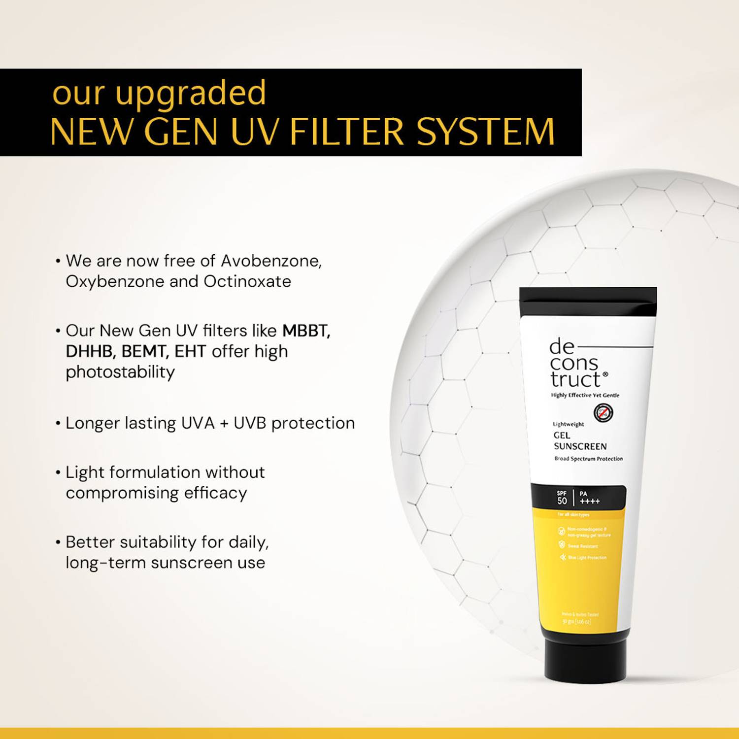 Deconstruct Sunscreen SPF 50 PA++++ 50g - Image 5