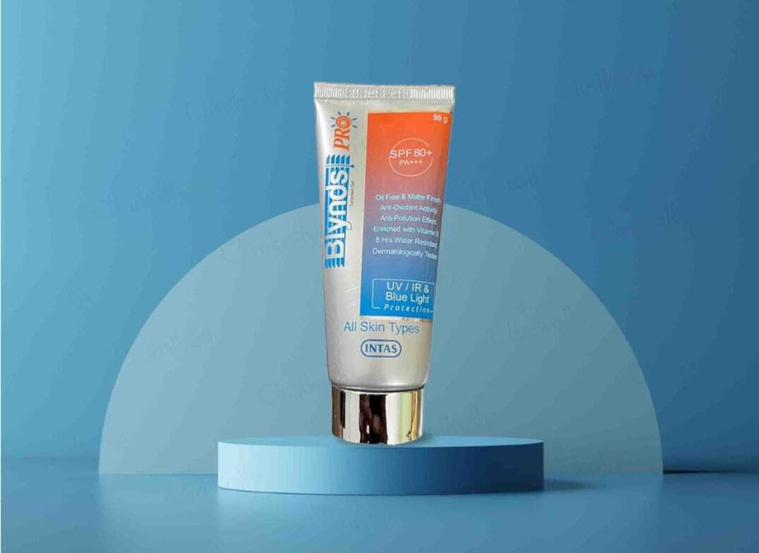 Image of Blynds Sunscreen - SPF 80+ PA+++ Pro Sunscreen Gel, SPF 80+ PA+++, UV /IR & Blue Light Protection
