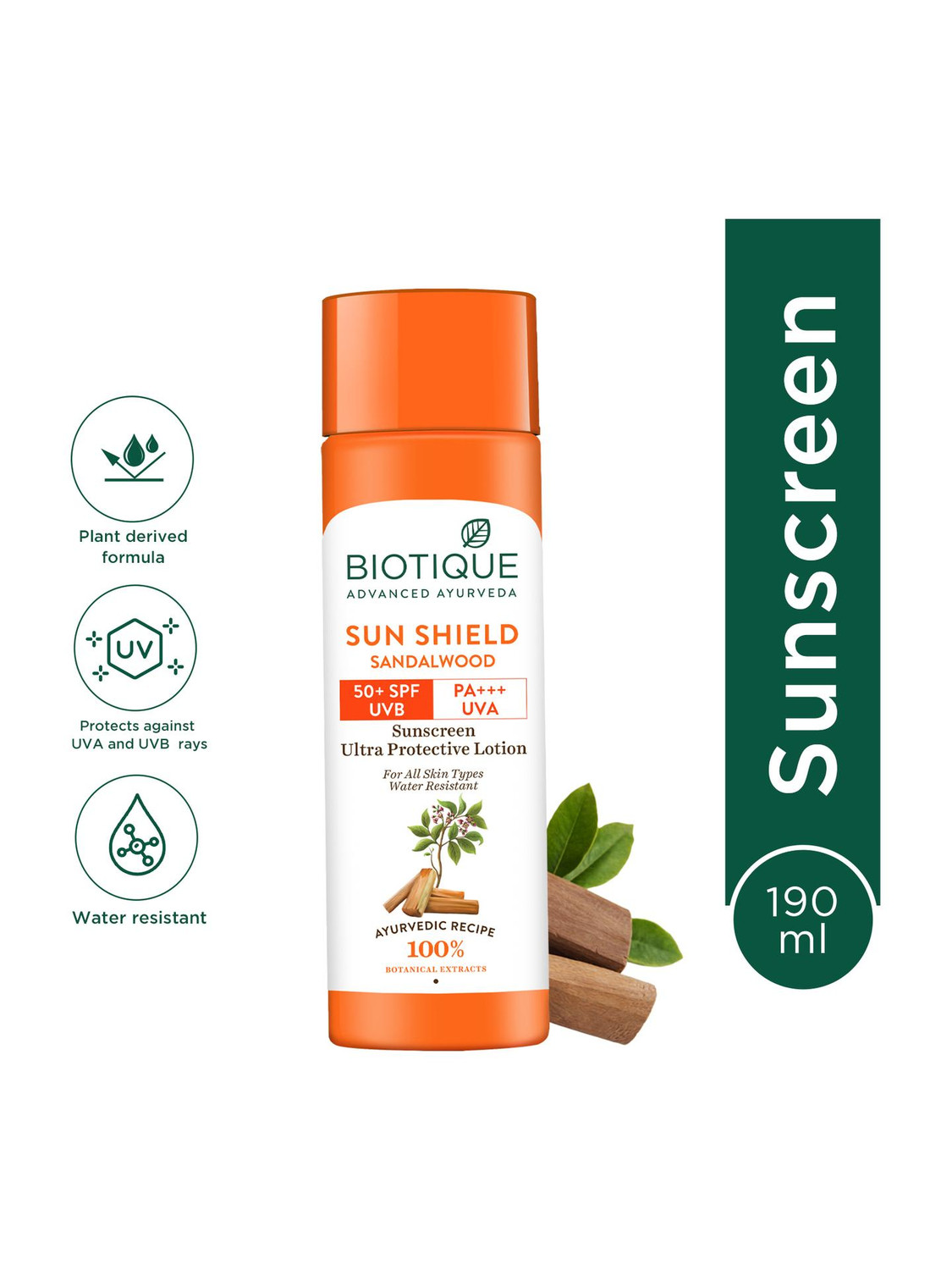 BIOTIQUE Sunscreen SPF 50+ Lotion