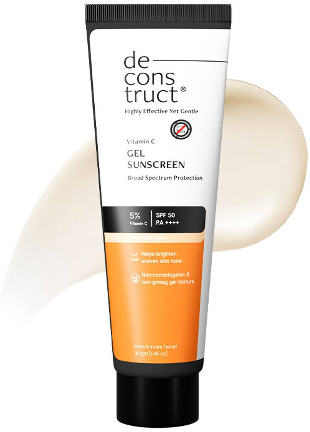 Deconstruct SPF 50 PA++++ 5% Vitamin C Gel Sunscreen