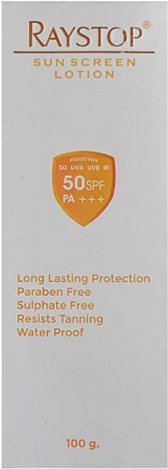 Image of RAYSTOP Sunscreen - SPF 50 PA+++ Sunscreen Lotion (New)