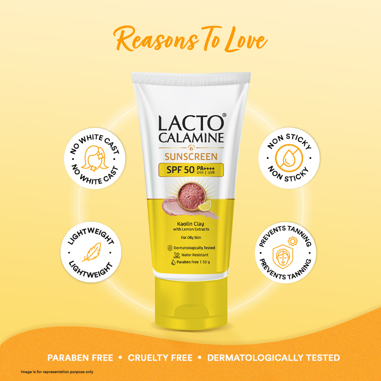 Image of Lacto Calamine Sunscreen - SPF 50 PA+++ Sunshield Matte Look Sunscreen for Oily or Acne prone skin, Paraben & Sulphate free -