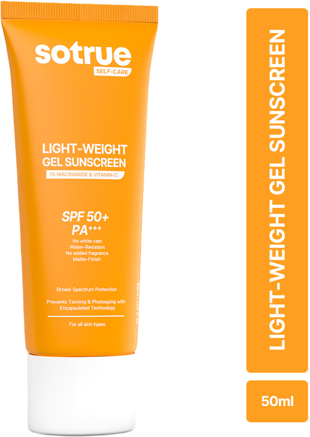 Image of Sotrue Sunscreen - SPF 50+ PA+++ Lightweight Gel Non Greasy For Men & Women