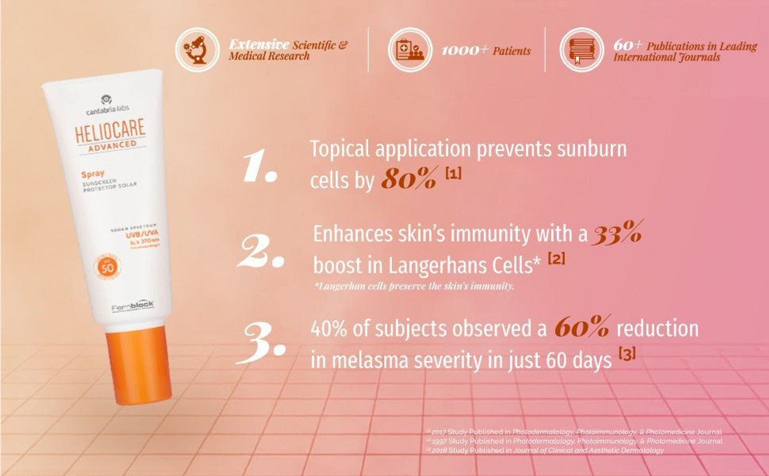 Image of Heliocare Sunscreen - SPF 50 PA++++ Sunscreen - SPF 50 PA++++ Color GelCream Light Suncreen UVB /UVA Combo