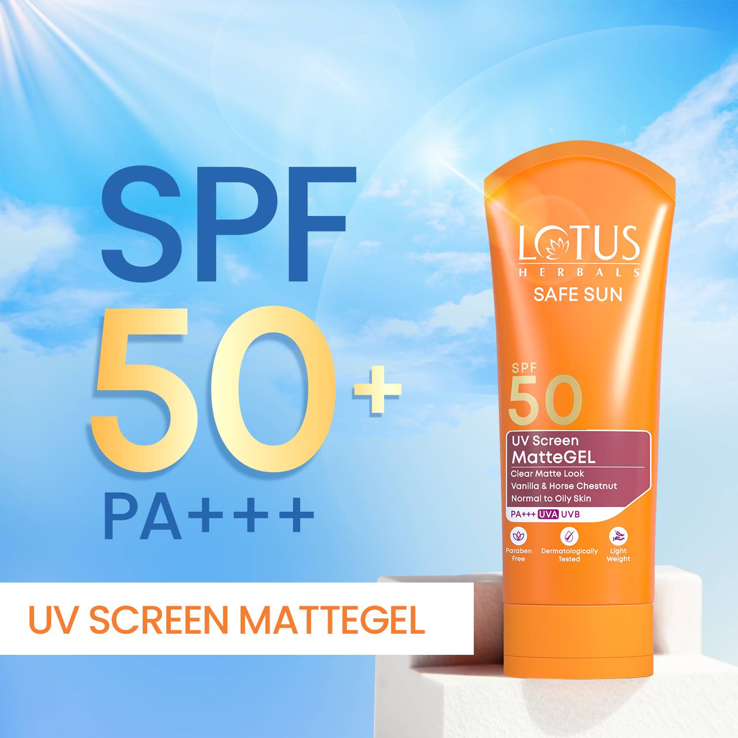LOTUS Sunscreen SPF 50 PA+++ 100g - Image 2