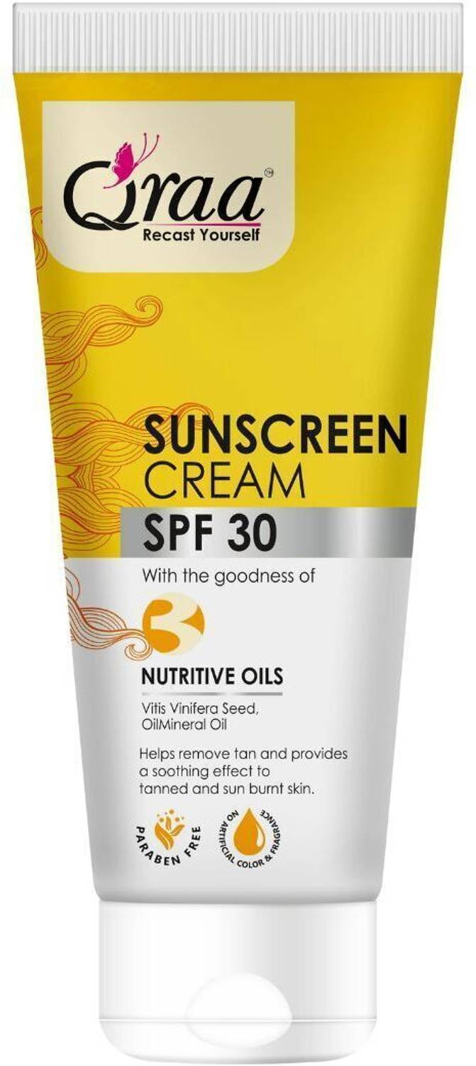 Qraa Sunscreen SPF 30 PA++++ 50g - Image 1