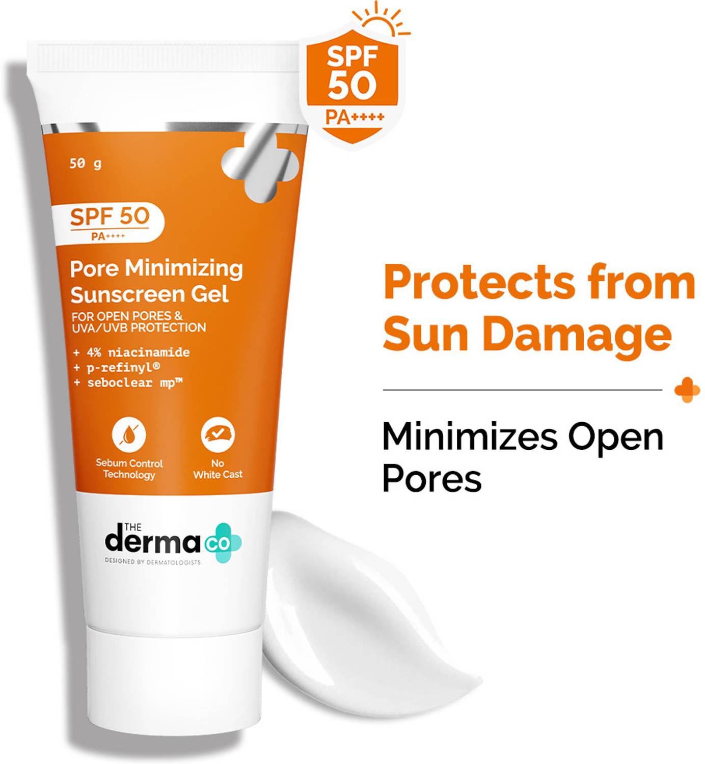 The Derma Co Sunscreen SPF 50 PA+++ 50g - Image 1