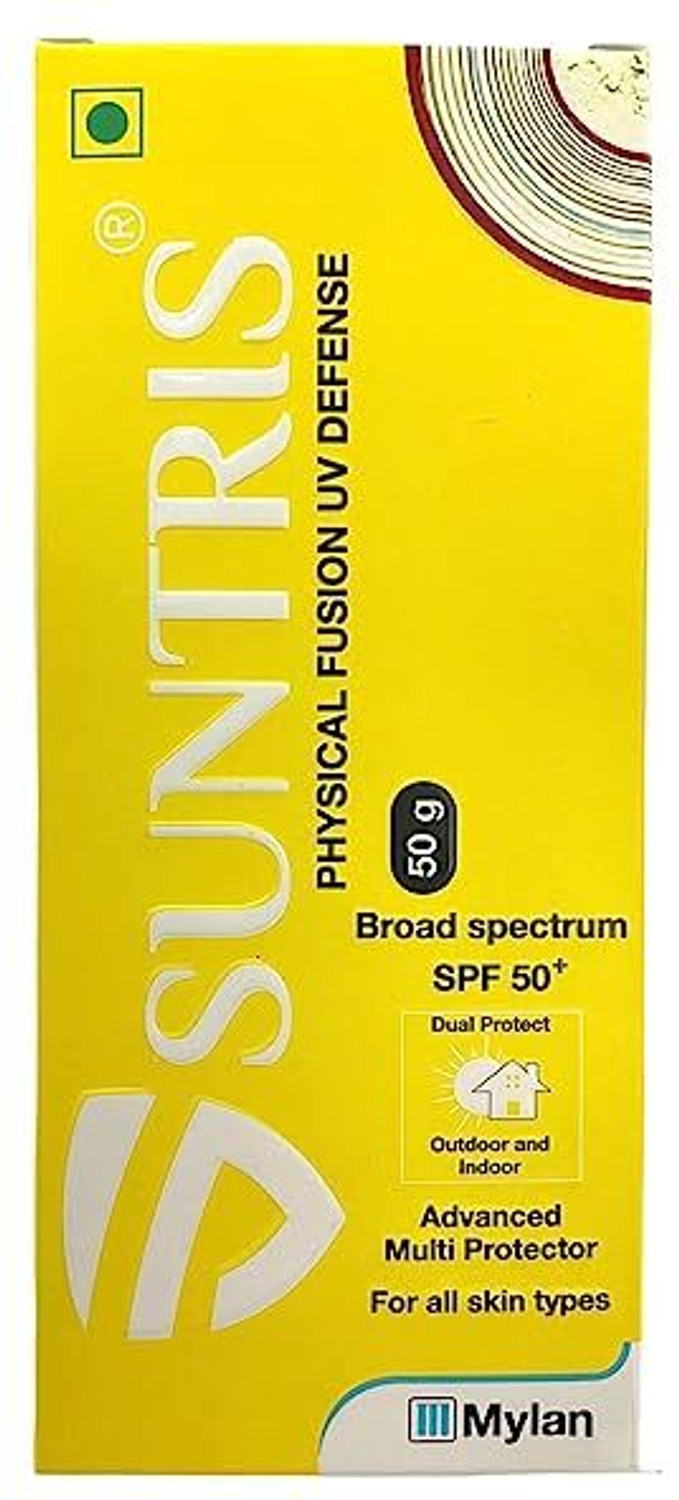 Image of Suntris Sunscreen - SPF 50 PA+++ Physical Fusion UV Defense
