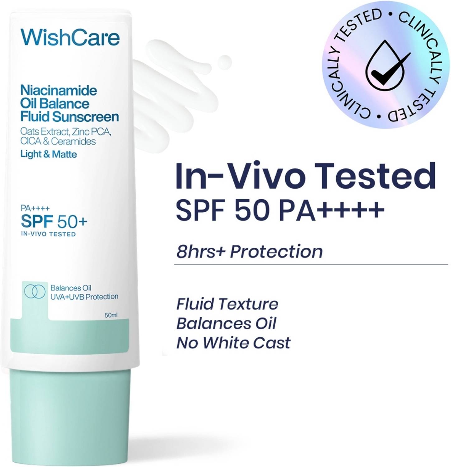 WishCare Sunscreen SPF 50+ PA++++ 50g - Image 1