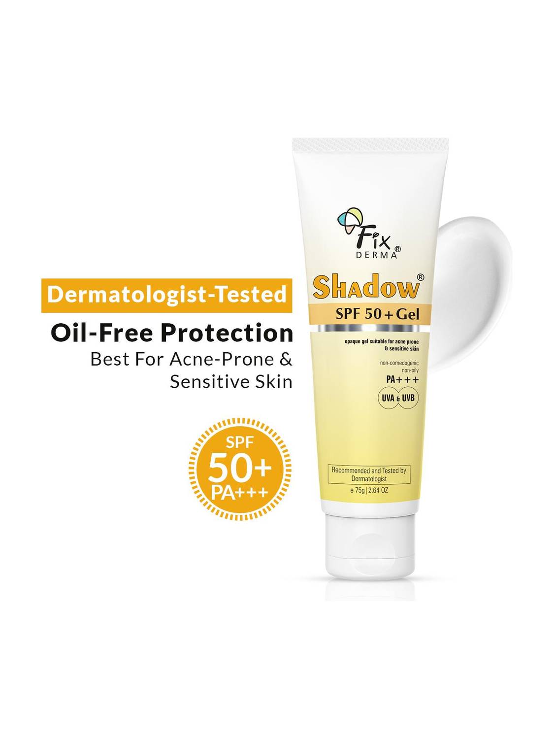 Fixderma Sunscreen SPF 50+ PA+++ Gel 50g - Image 1