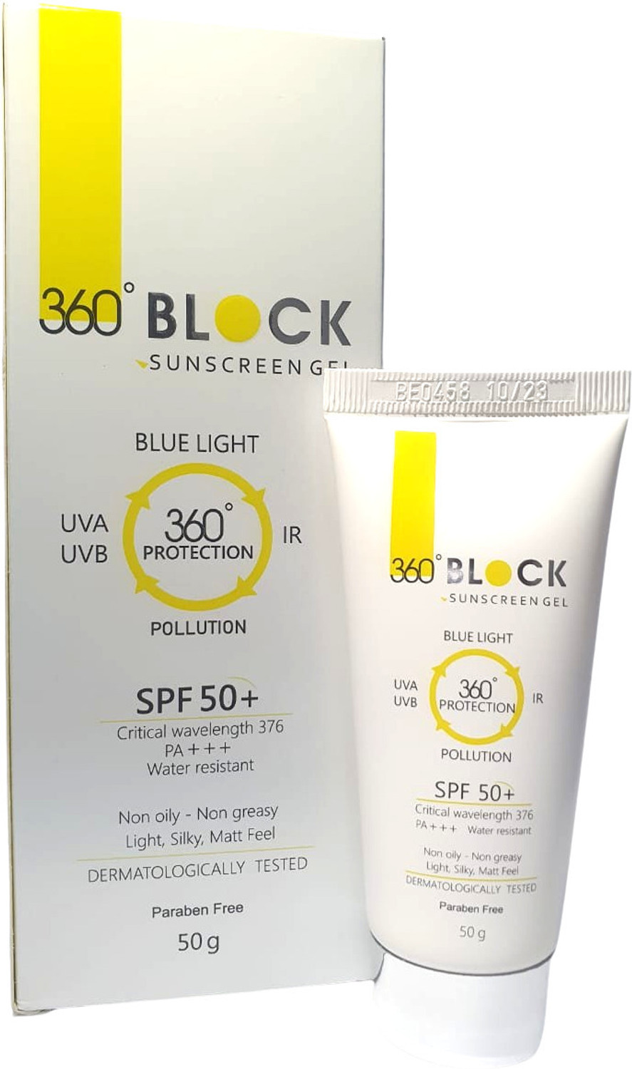 Image of 360 Block Sunscreen - SPF 50 PA+++ 360 Block Sunscreen Gel