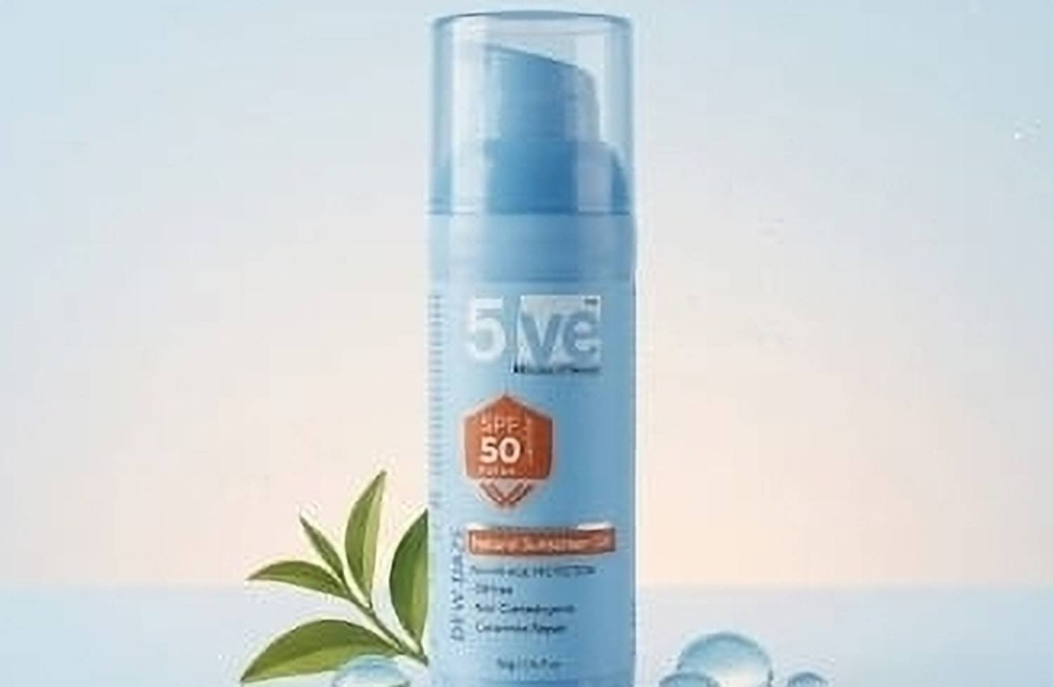 5ive Minutes of Beauty Sunscreen - SPF 50 PA+++ Dew Daze, UVA-UVB Protection, Water and Sweat Resistance