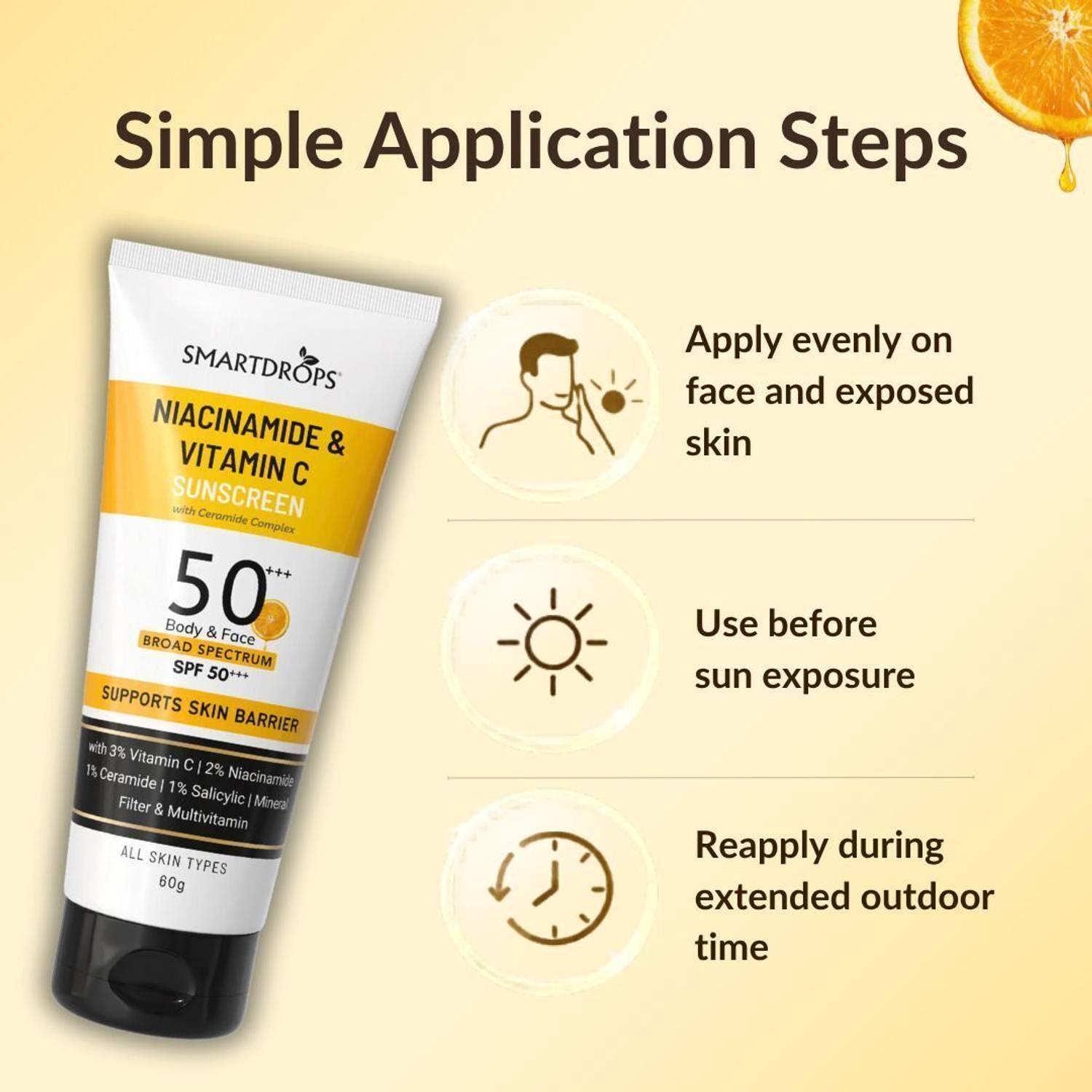 smartdrops Sunscreen SPF 50 PA+++ for Oily Skin - Image 5