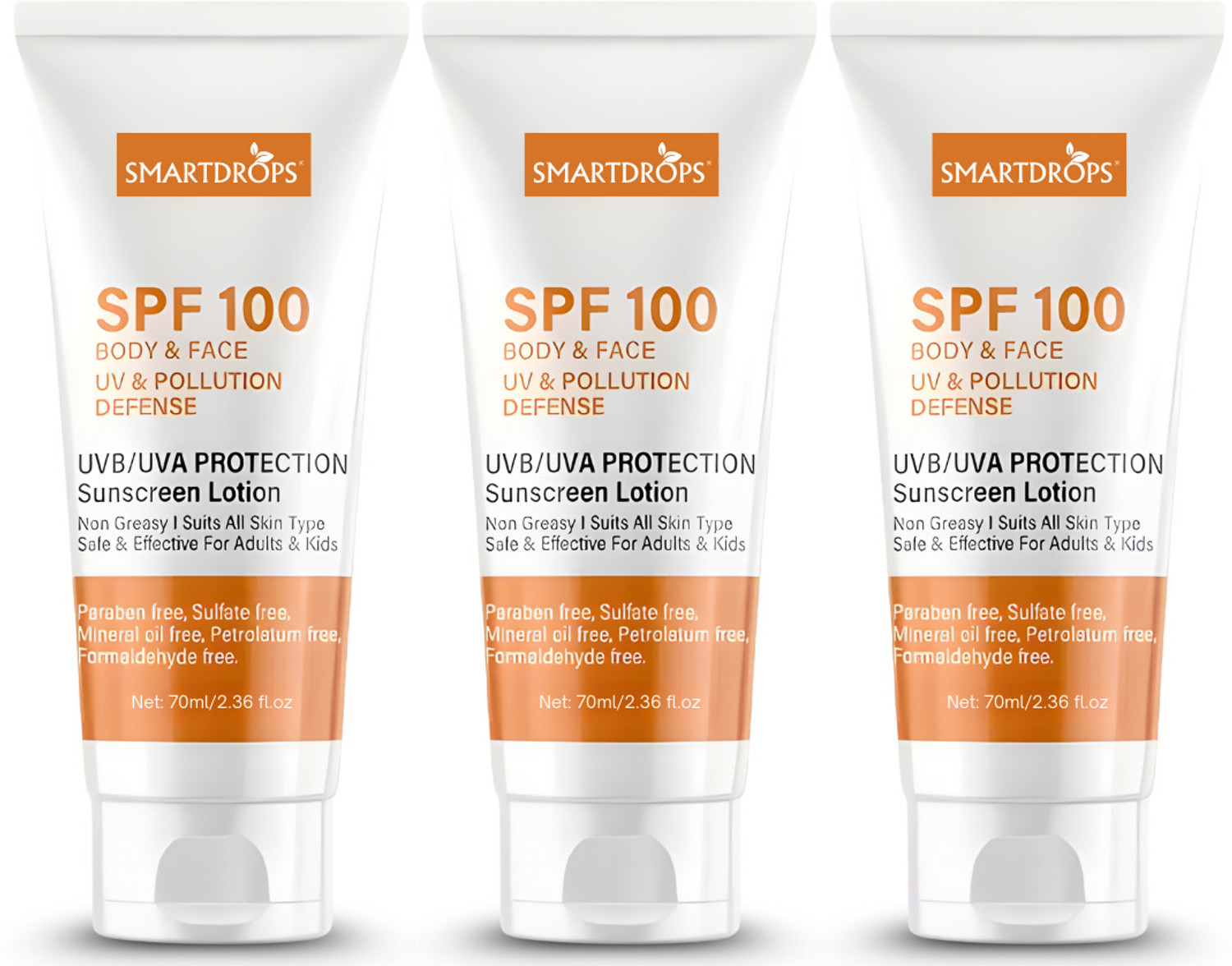 Image of smartdrops Sunscreen - SPF 100 SPF 100 UV Guard Sunscreen Lotion
