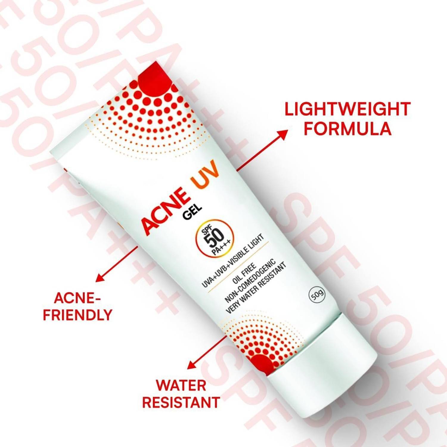 ACNE-UV Sunscreen SPF 50 PA++++ 50g - Image 2
