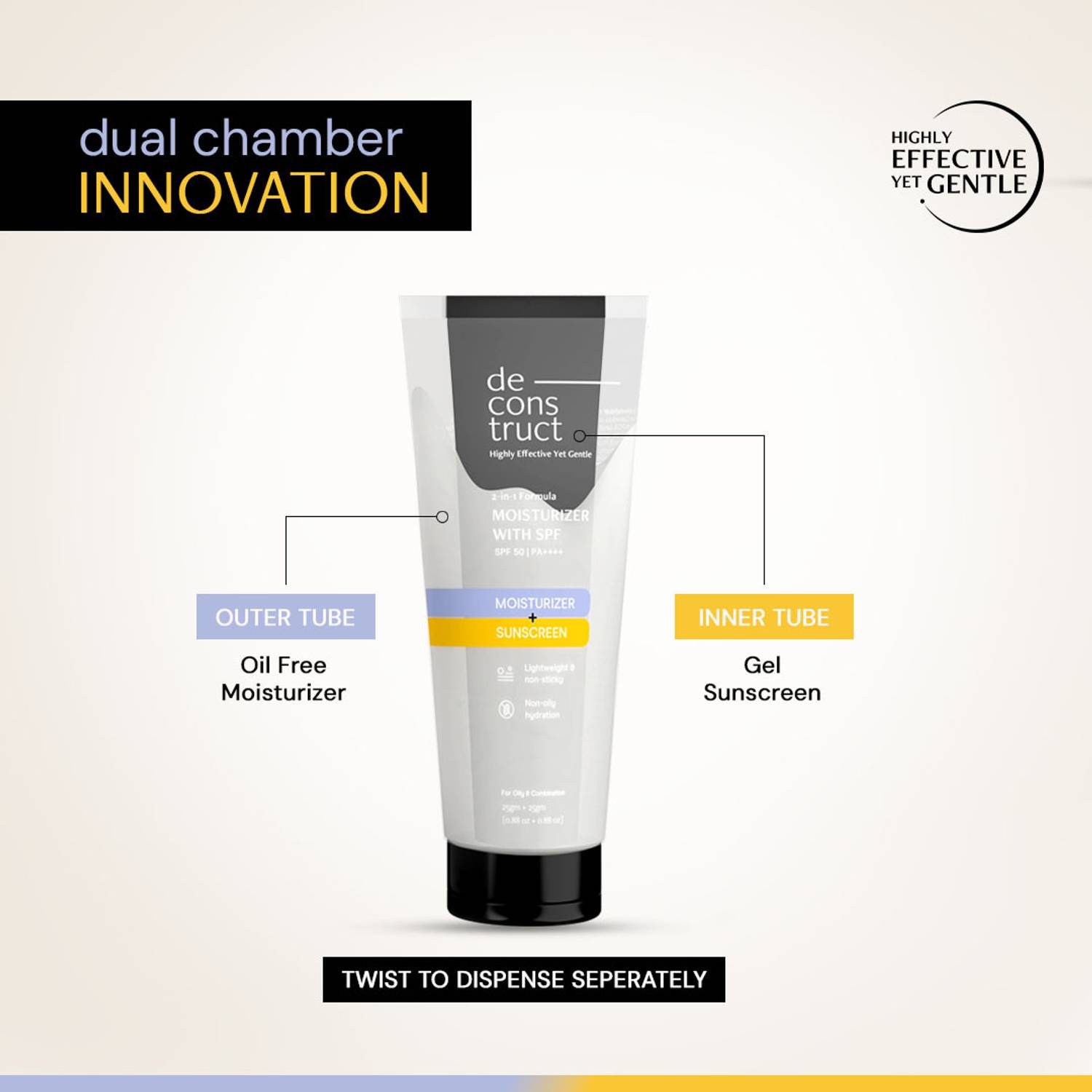 Deconstruct Sunscreen SPF 50 PA++++ 50g - Image 2
